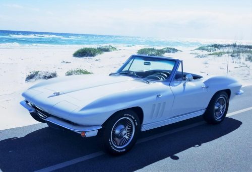 1966 Corvette at the beach