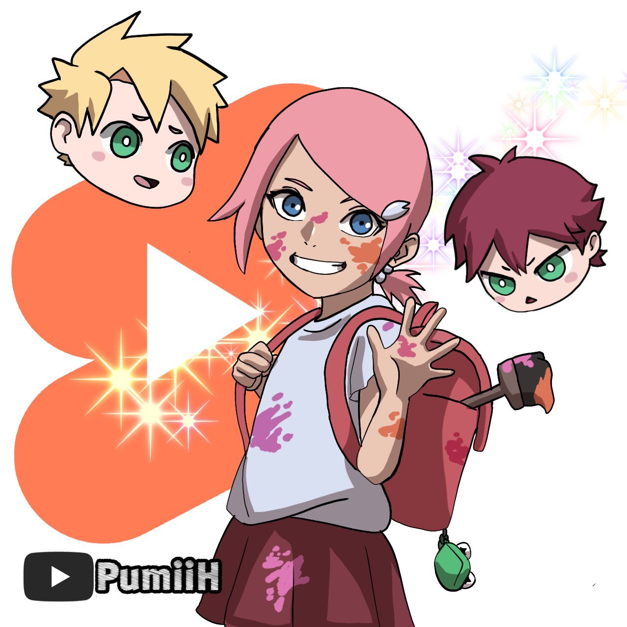 PumiiH - Final posts for today #Saruto and Boruto outfits