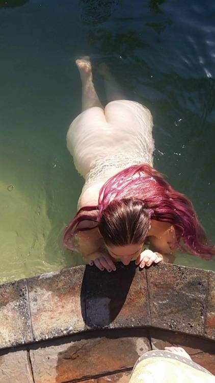 confusedboob-s:Had a nudie little swim today Great!  Please have some more!