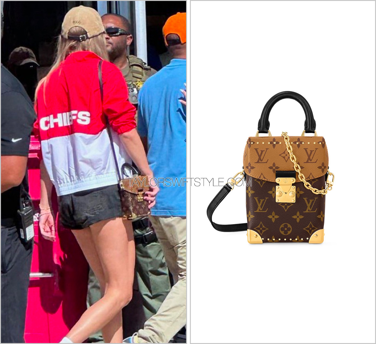 Taylor Swift with her Louis Vuitton Limited Edition Bag — Collecting Luxury