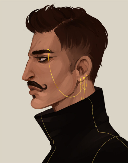 danya224:i almost never draw dudes so here’s quick Dorian sketch