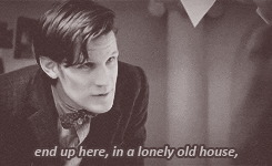 doctorwhoblog:  - How does that man, that war hero end up here, in a lonely old house, looking for ghosts? - Because I killed…and I caused to have killed…I sent young men and women to their deaths…but here I am, still alive, and…it does tend