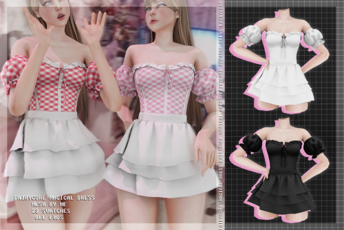 Fairycore magical dressMesh by meAll lods23 swatchesdo NOT re-upload and or claim as own creationDo 