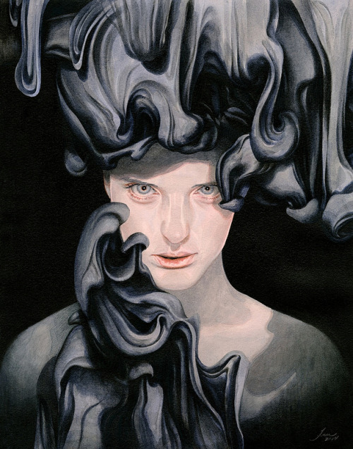 exhibition-ism: Fantastic new work from Tran Nguyen for her two person show at Thinkspace Gallery, o