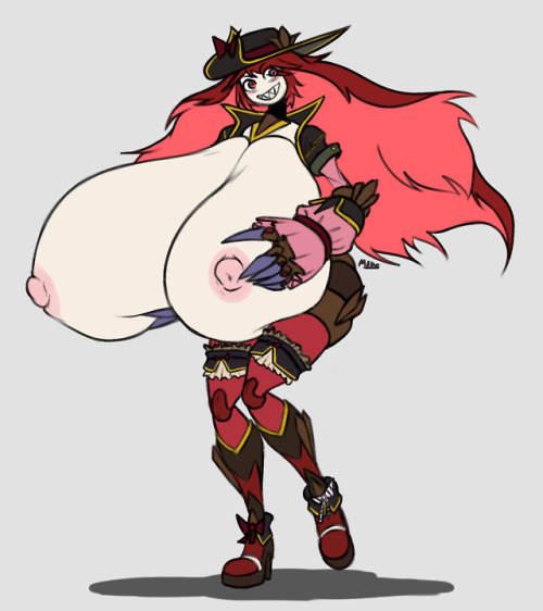 madslads: commission for @ferrousoxide of his pirate micha design with hyper tatas. these are the bi
