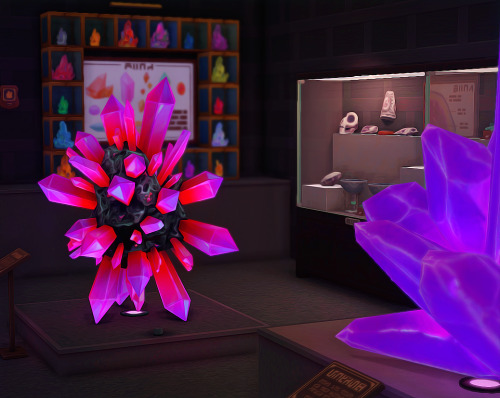 Natural Simstory Museumfeat. New Gem Exhibit!! And Updated Fossil Exhibit