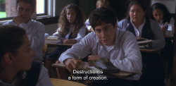 anamorphosis-and-isolate:  ― Donnie Darko (2001)“Destruction is a form of creation.”