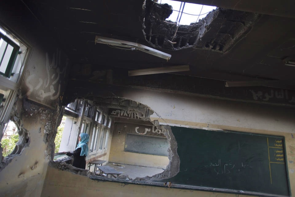 fotojournalismus:  Gaza children return to school | September 14, 2014 (Sources: 1, 2, 3)