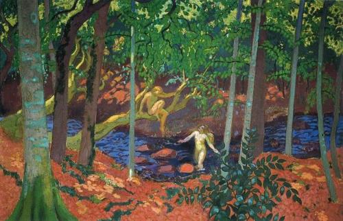 Daphnis and Chloé   -    Maurice Denis , 1918.French, 1870 – 1943Oil on canvas