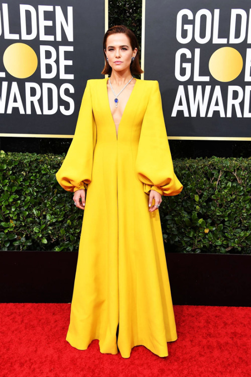 Best Dressed on the Red Carpet 2020 007/366Zoey Deutch wears Fendi Couture at 77thGolden Globe Award