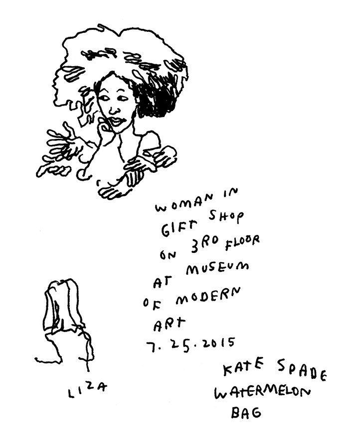 kate spade new york | artist jason polan is on a mission to draw every...