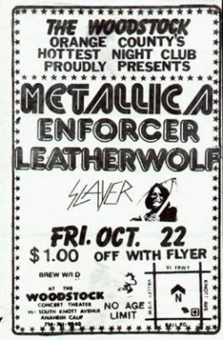 Far-Beyond-Rancid:  Slayer Show Postersdates: October 22, 1982 May 28, 1983 March