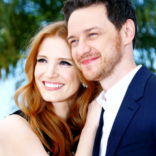 Sex vikander:  Jessica Chastain and James McAvoy pictures