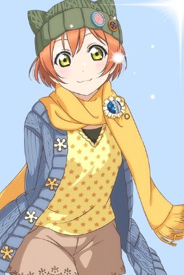 santaumi:  { best santa girl voting poll results } ↳↳↳#3 - Rin Hoshizora + casual winter wear 