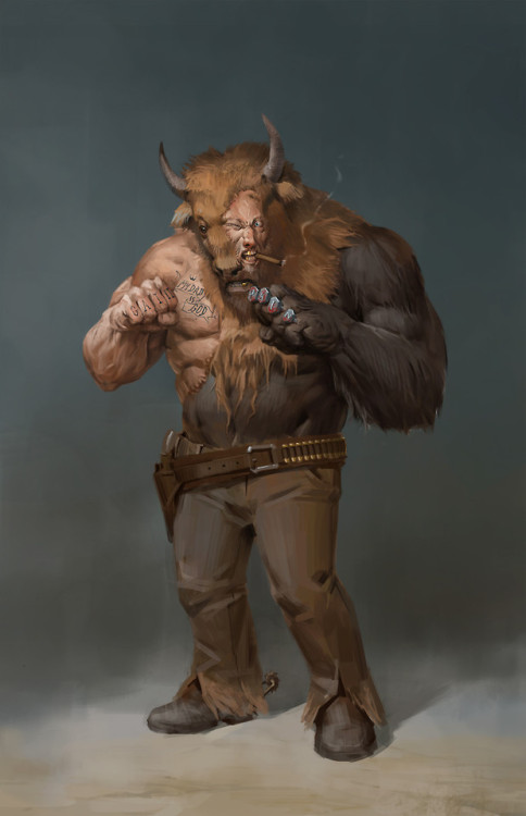 artemuscain-gamingandbs:thecollectibles:Wild West Character Design Challenge byThanh TuấnI don&rsquo