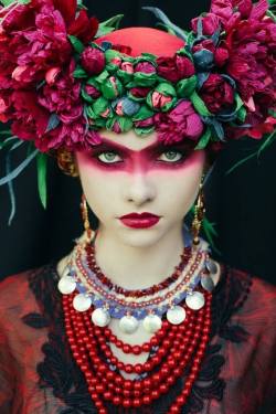 Lamus-Dworski:  Etno Series By The Make-Up Artist Beata Bojda From Poland.  Photography: Ula