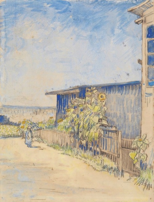 Vincent van Gogh, Shed with Sunflowers (1887) 