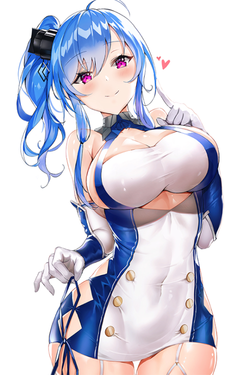 a-titty-ninja: 「セントルイス アズールレーン」 by Narae๑ Permission to reprint was given by the artist ✔.