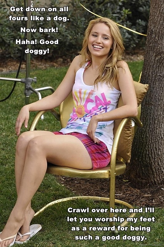 Dianna Agron footworship.