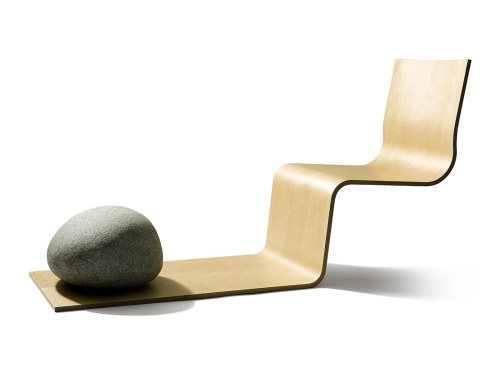 Choï Byung Hoon, ’07-242′ Chaise Longue, 2007,Laminated maple veneer on beech venee