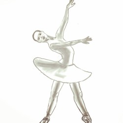 Ballerina.                                           #msmunited.                                    #sketchclub