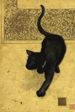 innerbohemienne:  Black Cat ~ artist Jane