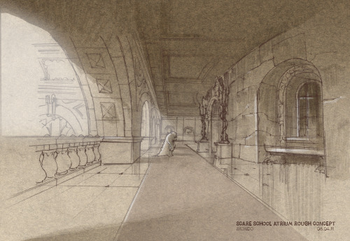 robertkondo:Scare Classroom Exploration and Design for Monsters University. ©Disney/Pixar 