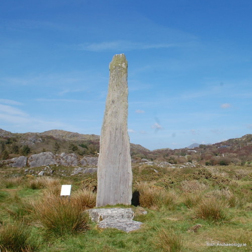 Ballycrovane ogham stone, Co. Cork dates from the 5th century AD and is the tallest in Ireland at c.