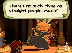 avielsusej: Bowsette gives you a friendly reminder