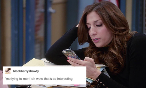 devilsonyourheels:  B99 + Text Post 