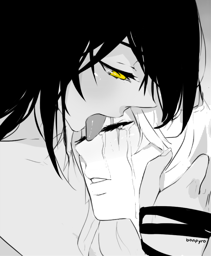 bonpyro:  affectionate Blake and crybaby Weiss feat Weiss’s scar that I did not