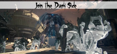 Join the Dark SideThat’s not an option…