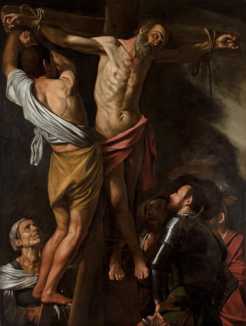 The Crucifixion of St. Andrew, Caravaggio, 1606