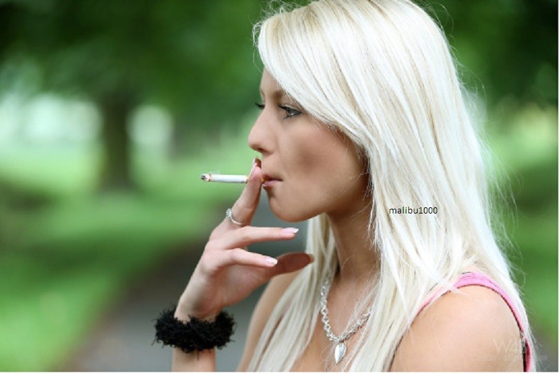 Smoking and Beautiful Women