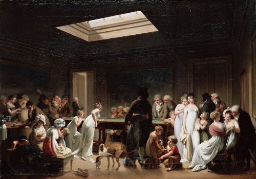 A Game of Billiards, 1807 by Louis-Léopold Boilly (French, 1761–1845)