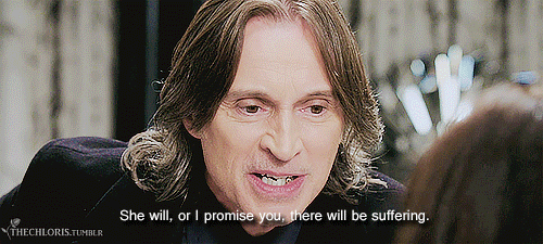 Rumplestiltskin and Regina - LaceyI’ve really missed the two of them interacting this season. 