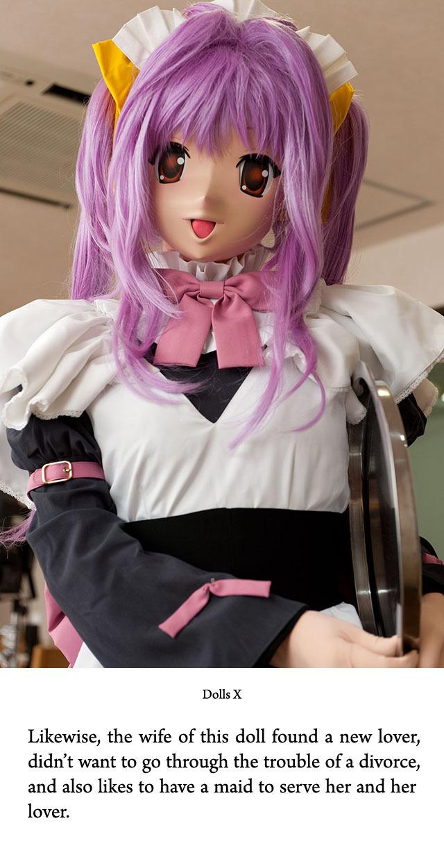 Apparently, wearing cosplay and a mask is a thing in Japan. I mean, outside of perverted