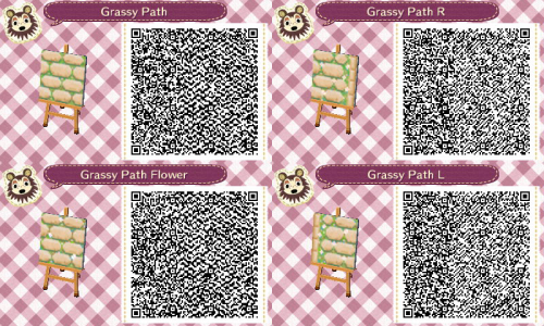 I made a grassy stone path to celebrate spring! The river pathway I used can be found here!