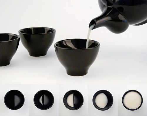 this-natural-crafter: culturenlifestyle: Moon Glass: A Ceramic Cup That Showcases the Different Pha