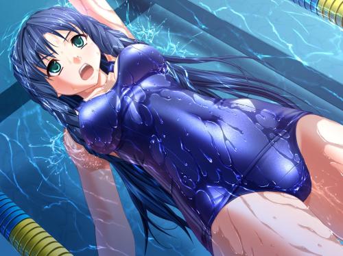 Porn geekearth:  Anime Trope #17 - School Swimsuits photos