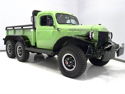 hemmingsmotornews:Six-wheeled Cummins turbodiesel-powered 1947 Dodge Power Wagon for sale on Hemmi