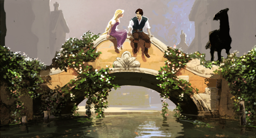 capturingdisney: Concept art by Kevin Nelson for Tangled (2010)