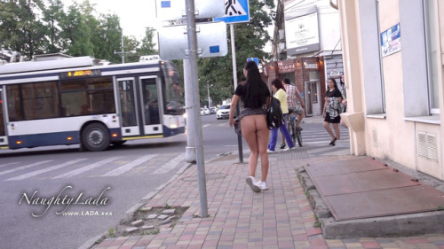 Sunday evening walk - Watch my new video on naughty-lada.com