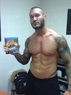 deathbyroses:  Nice shorts, I can see a budge. Not that I am complaining…  Fuck this pic is amazing!!! Does Randy come with the DVD Special edition!!!??