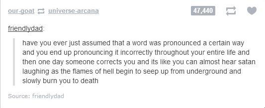 advice-animal:  Pronunciation realizationsadvice-animal.tumblr.com