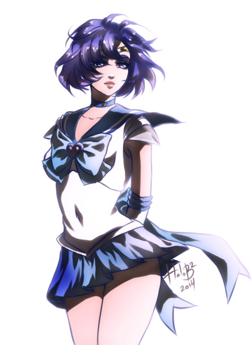 girlsbydaylight:Sailor Mercury by HaloBlaBla