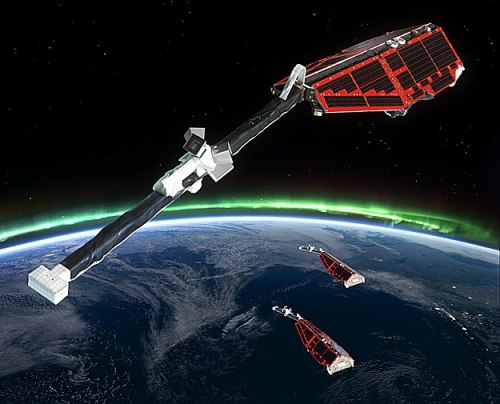 Satellite SWARM to investigate Earth&rsquo;s magnetic field in unprecedented detail. These are E