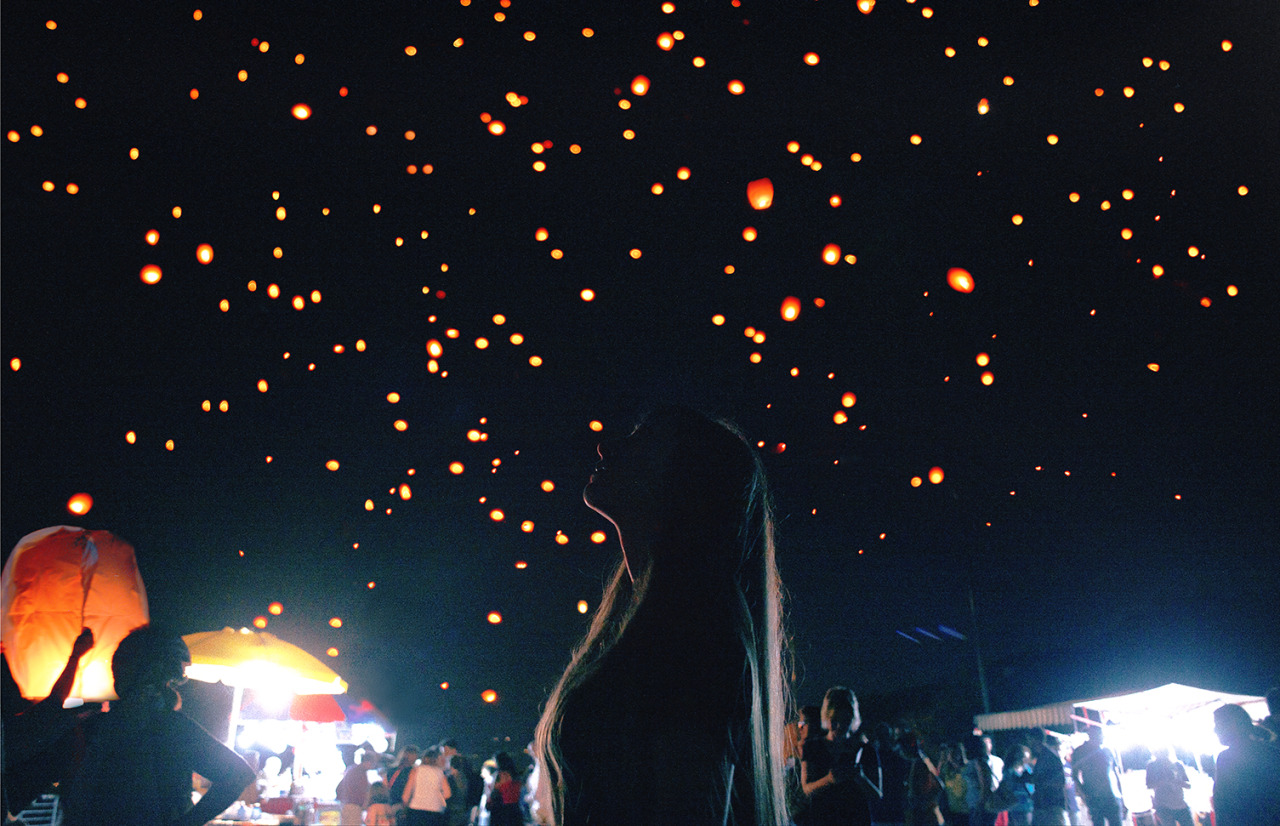 coltre:  went to the festival of light with my sister and took this picture of her!