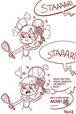 frava8: Starco week day 6: Meeting future selves. I love this prompt xD  @starco-week 