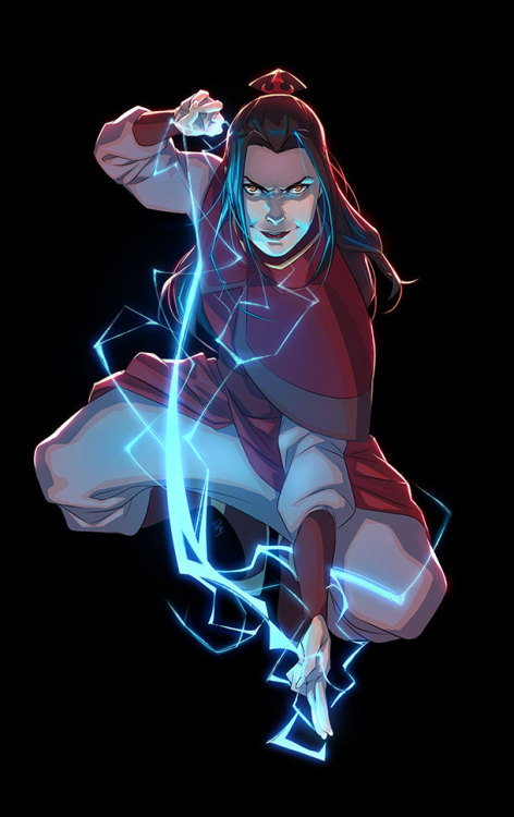 denimcatfish: Azula making lightning~ 